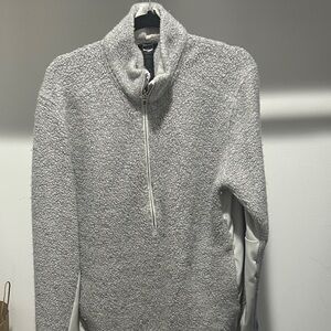 lululemon athletica Light Gray Cowl Neck Sweater